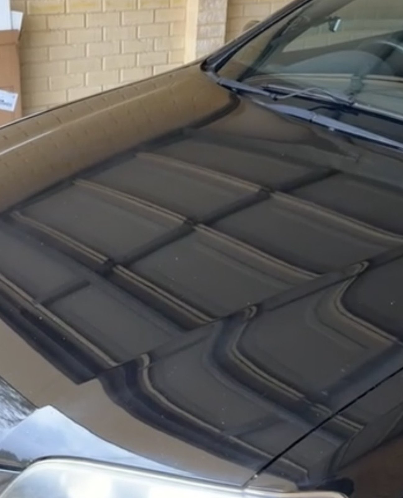 Paint correction before and after Mandurah — oxidised paint restored to mirror finish after
